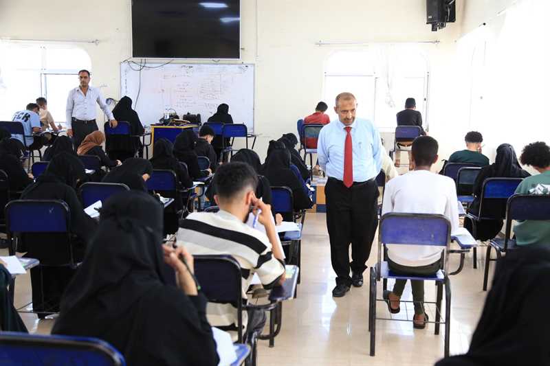 تدشين الاختبارت النهائية للعام 2024-2025م