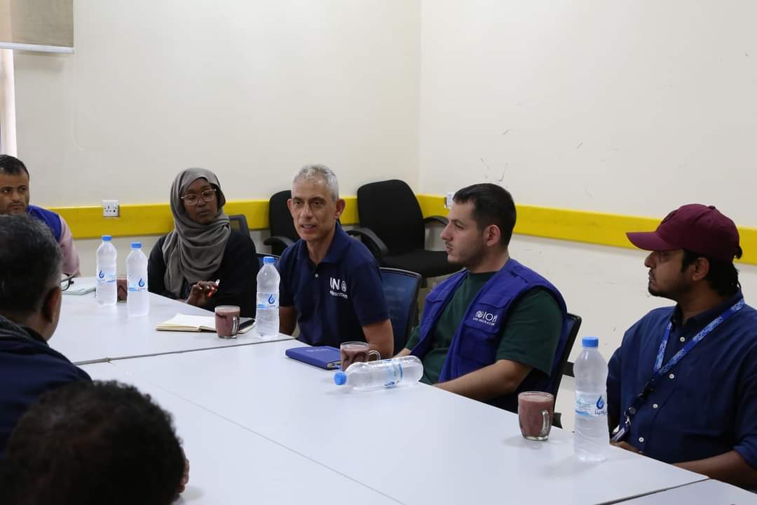 UN and IOM Committee Visits Aljanad University to Build Joint Cooperation