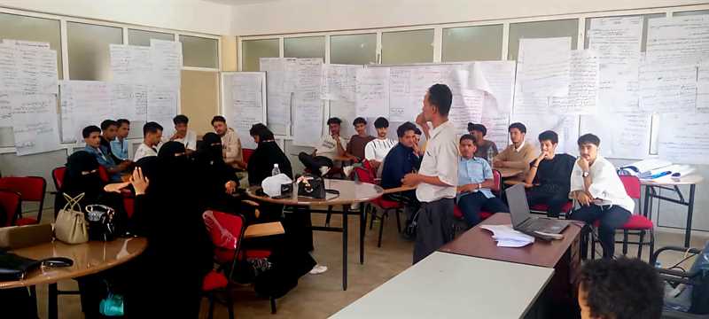 تدشين التدريب الميداني لطلبة المحاسبة والتمويل بمكتب المالية في محافظة تعز